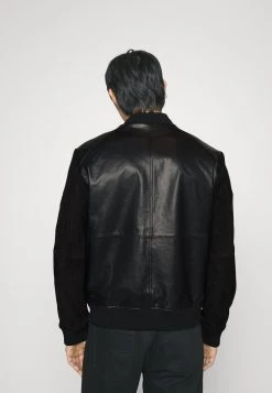 Hugo Lenn - Leather Jacket - Black -Hugo Shop 03589c817a284f2593c8ea2bd21fb6ee