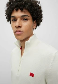 Hugo San Quintus C - Jumper - Light Green Three -Hugo Shop 045b78940c31490e820f3a4f33dc611b