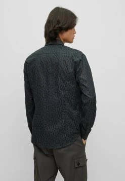 Hugo Ermo - Shirt - Charcoal -Hugo Shop 07bbefd9f0ac44579e36c3d303a561b5