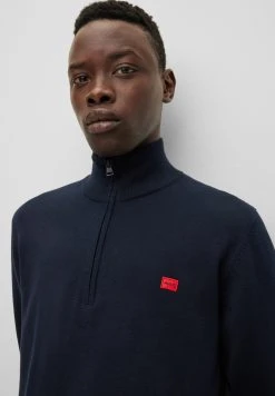 Hugo San Quintus C1 - Jumper - Dark Blue Ten -Hugo Shop 0a62fe86977c4c0a8f489f2adf1e7e86