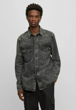 Hugo Elpaz - Shirt - Open Grey