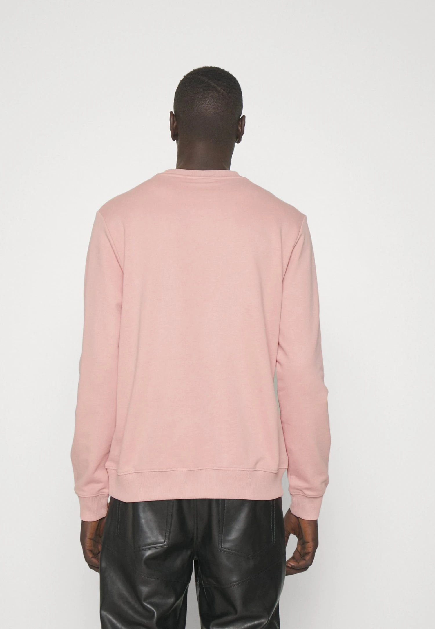 Hugo Sweatshirt - Light Pastel Pink 5 Hugo Sweatshirt - Light Pastel Pink - Image 3