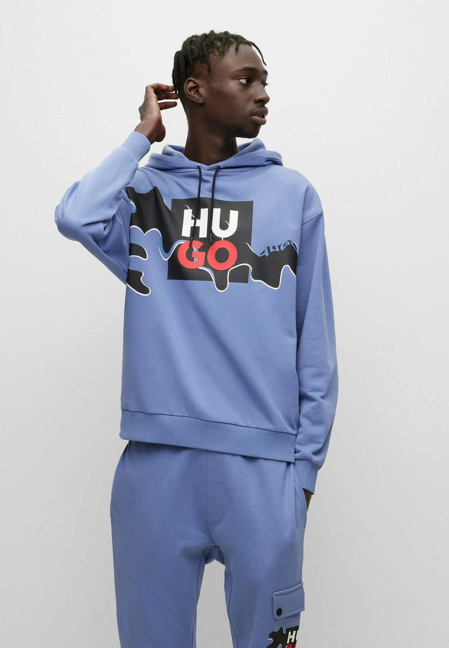 Hugo Dalcon - Hoodie - Purple Three 3 Hugo Dalcon - Hoodie - Purple Three