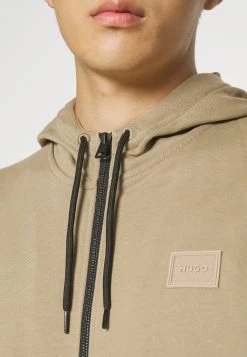 Hugo Daple - Zip-Up Sweatshirt - Open Brown -Hugo Shop 0ee865e4df4440308ff4eac2e2a0d480