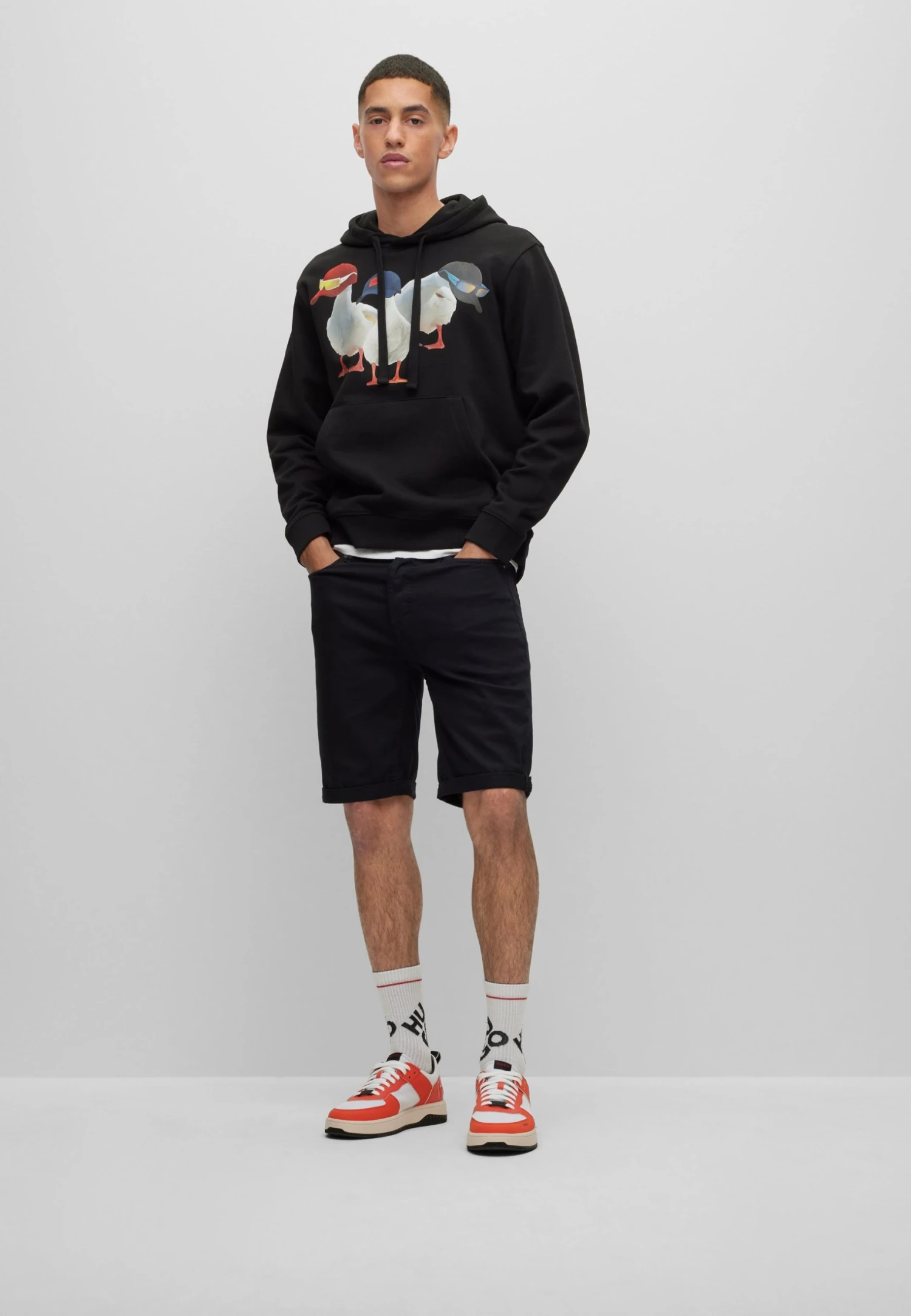 Hugo Ducks - Sweatshirt - Black 4 Hugo Ducks - Sweatshirt - Black - Image 2