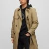 Hugo Maluk - Trenchcoat - Open Brown Two -Hugo Shop 188c95ef43644275950d0b5933a57cd0
