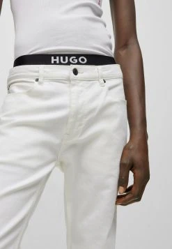 Hugo Straight Leg Jeans - White -Hugo Shop 213e5d6f5c304593a9f9c4860a745b77