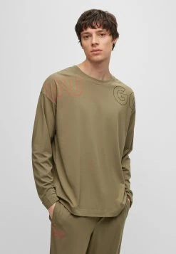 Hugo Tagged Long Set - Pyjamas - Open Green -Hugo Shop 21f6d48ff17e4e72ba5db8ec52afe86a