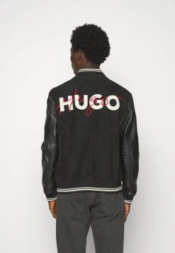 Hugo Laars - Bomber Jacket - Black -Hugo Shop 2d746846598d44f39e4cf50fdd4e6dc0