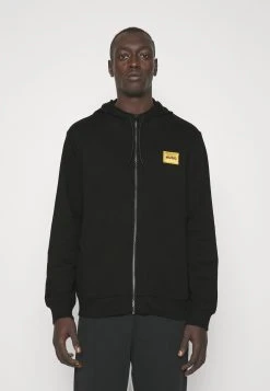 Hugo Daple - Zip-Up Sweatshirt - Black