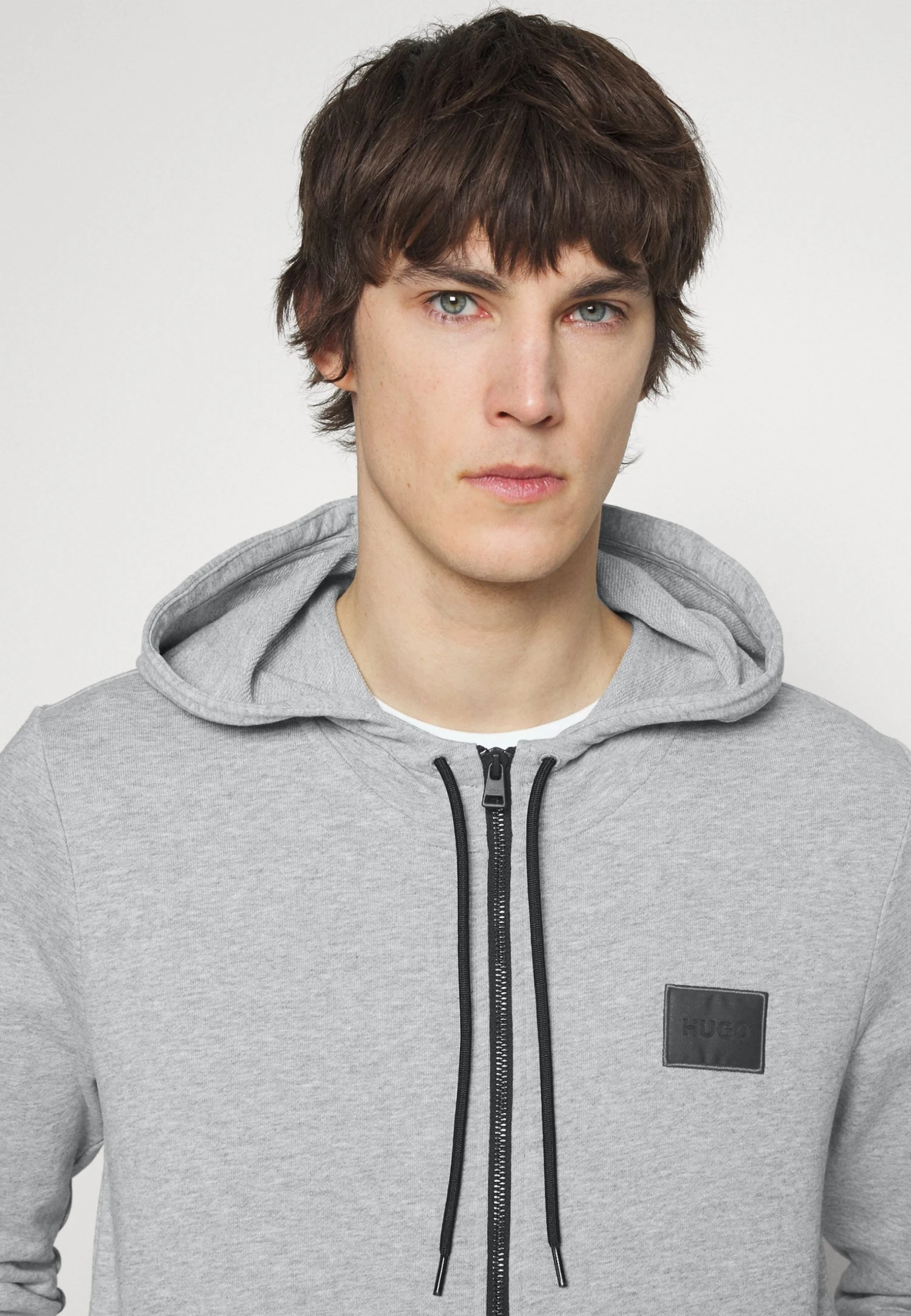 Hugo Daple212 - Zip-Up Sweatshirt - Dark Grey 6 Hugo Daple212 - Zip-Up Sweatshirt - Dark Grey - Image 4