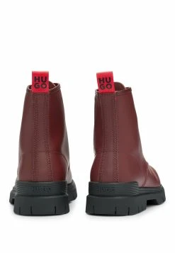 Hugo Ryan Halb Lt - Lace-Up Ankle Boots - Dark Red One -Hugo Shop 3792d328676349cda541dc0aa7220693