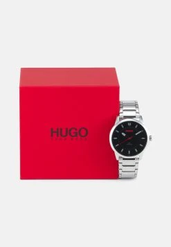 Hugo First - Watch - Silver-Coloured/Black -Hugo Shop 412d738137b44552bdb82c72ac77d05e