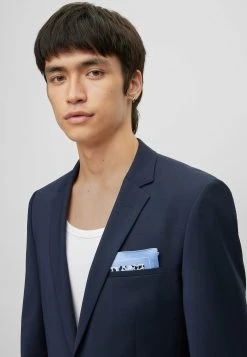 Hugo Pocket Square - Light Blue Nine