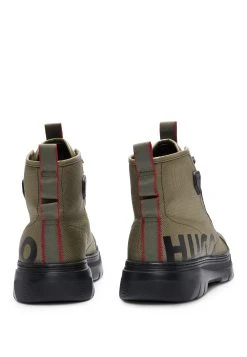 Hugo Urian_Hito_Rcyny - Lace-Up Ankle Boots - Open Green Five -Hugo Shop 436c09b609f44b9e9c2376a0630866a1