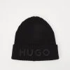 Hugo Unisex - Beanie - Black -Hugo Shop 49bbf8aa8caf47768ef505888b918bba