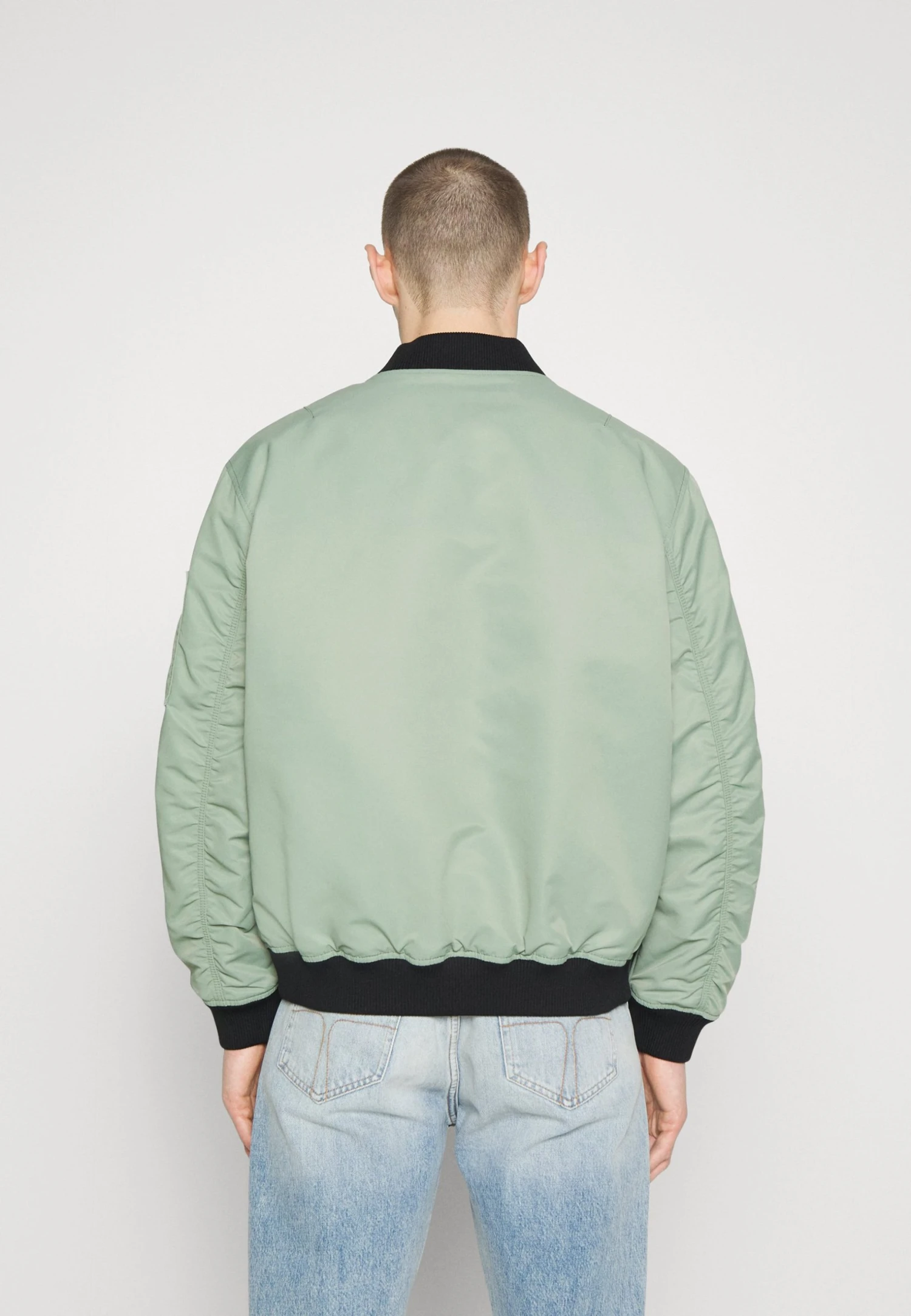 Hugo Byler - Bomber Jacket - Light Pastel Green 5 Hugo Byler - Bomber Jacket - Light Pastel Green - Image 3
