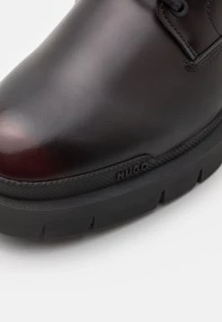 Hugo Denzel - Lace-Up Ankle Boots - Dark Red -Hugo Shop 4b58198dfa3a4258acc3969b517541e7