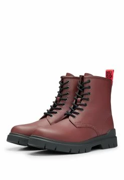 Hugo Ryan Halb Lt - Lace-Up Ankle Boots - Dark Red One -Hugo Shop 5168d17f93a44206bde2dcf4be000857