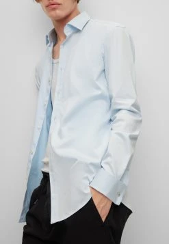 Hugo King - Shirt - Light Blue Nine 11 Hugo King - Shirt - Light Blue Nine -Hugo Shop 55daf1e3a76d4d52949d2194578815d8