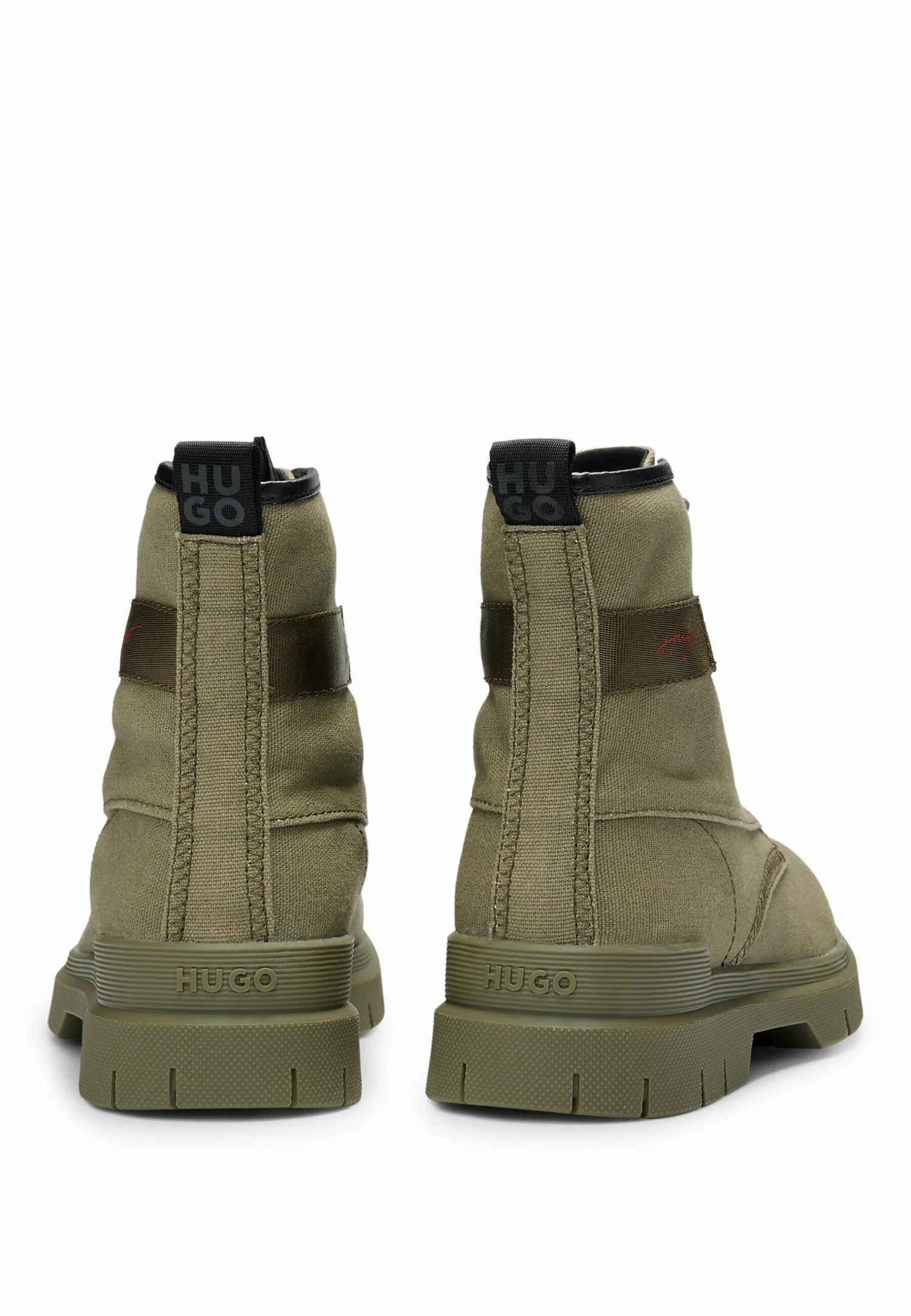 Hugo Ryan Halb - Lace-Up Ankle Boots - Dark Green Five 6 Hugo Ryan Halb - Lace-Up Ankle Boots - Dark Green Five - Image 4