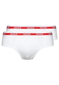 Hugo Hip Brief Twin 2 Pack - Briefs - White -Hugo Shop 62a0258752da40e49bf634a44617edc7