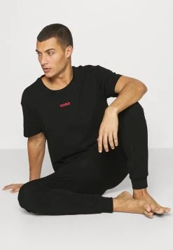 Hugo Linked- Pyjama Top - Black -Hugo Shop 63e2cbcf9069466e83168b7ea5b39134