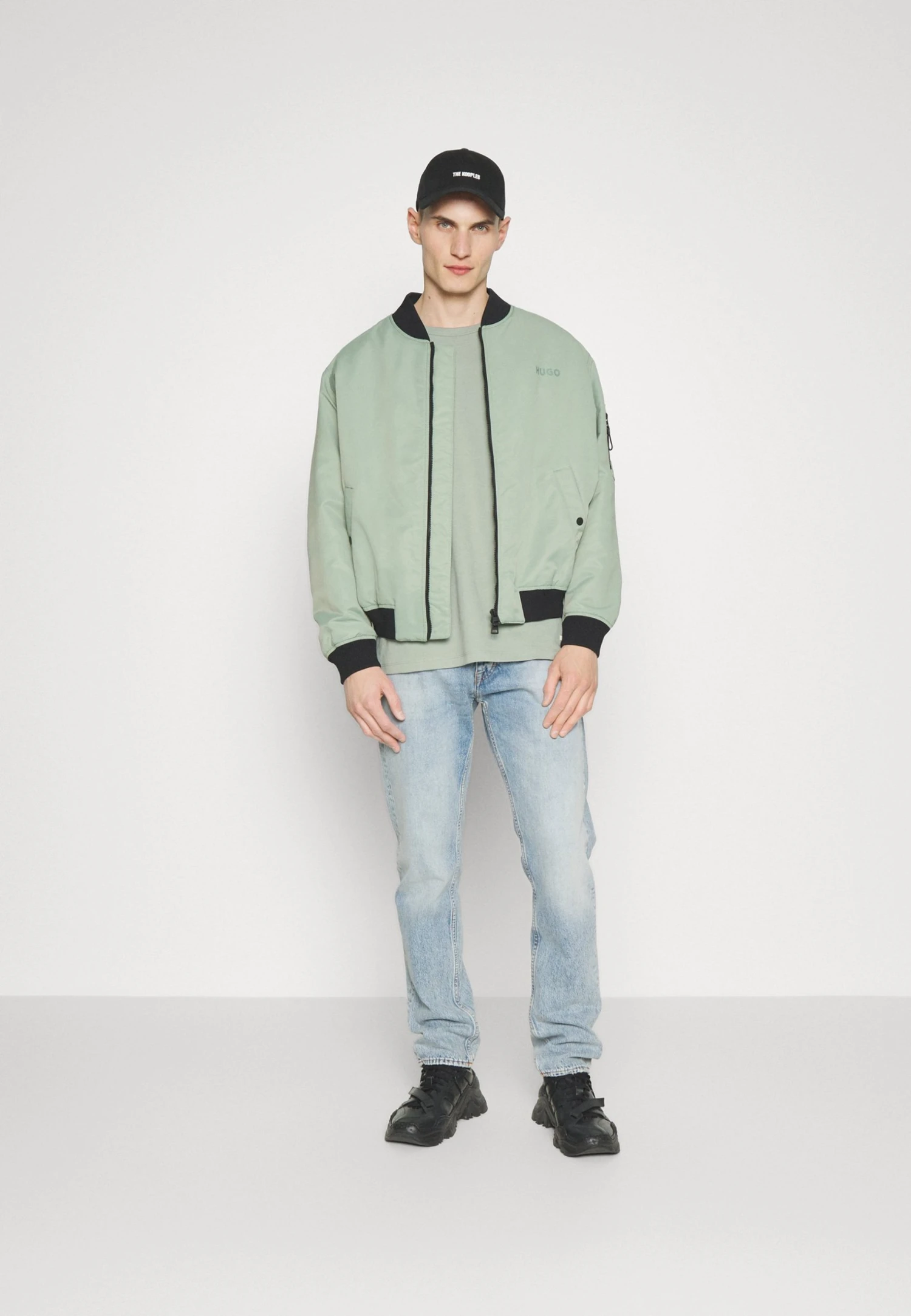 Hugo Byler - Bomber Jacket - Light Pastel Green 4 Hugo Byler - Bomber Jacket - Light Pastel Green - Image 2