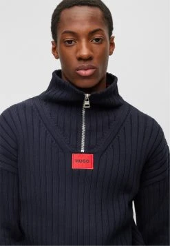Hugo Jumper - Dark Blue Ten -Hugo Shop 6639456a34834ad1acb8d371f385dd46