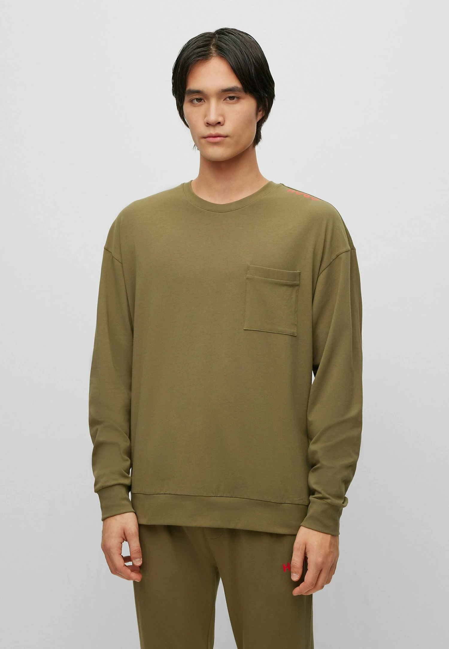 Hugo Labelled - Sweatshirt - Open Green Five 3 Hugo Labelled - Sweatshirt - Open Green Five