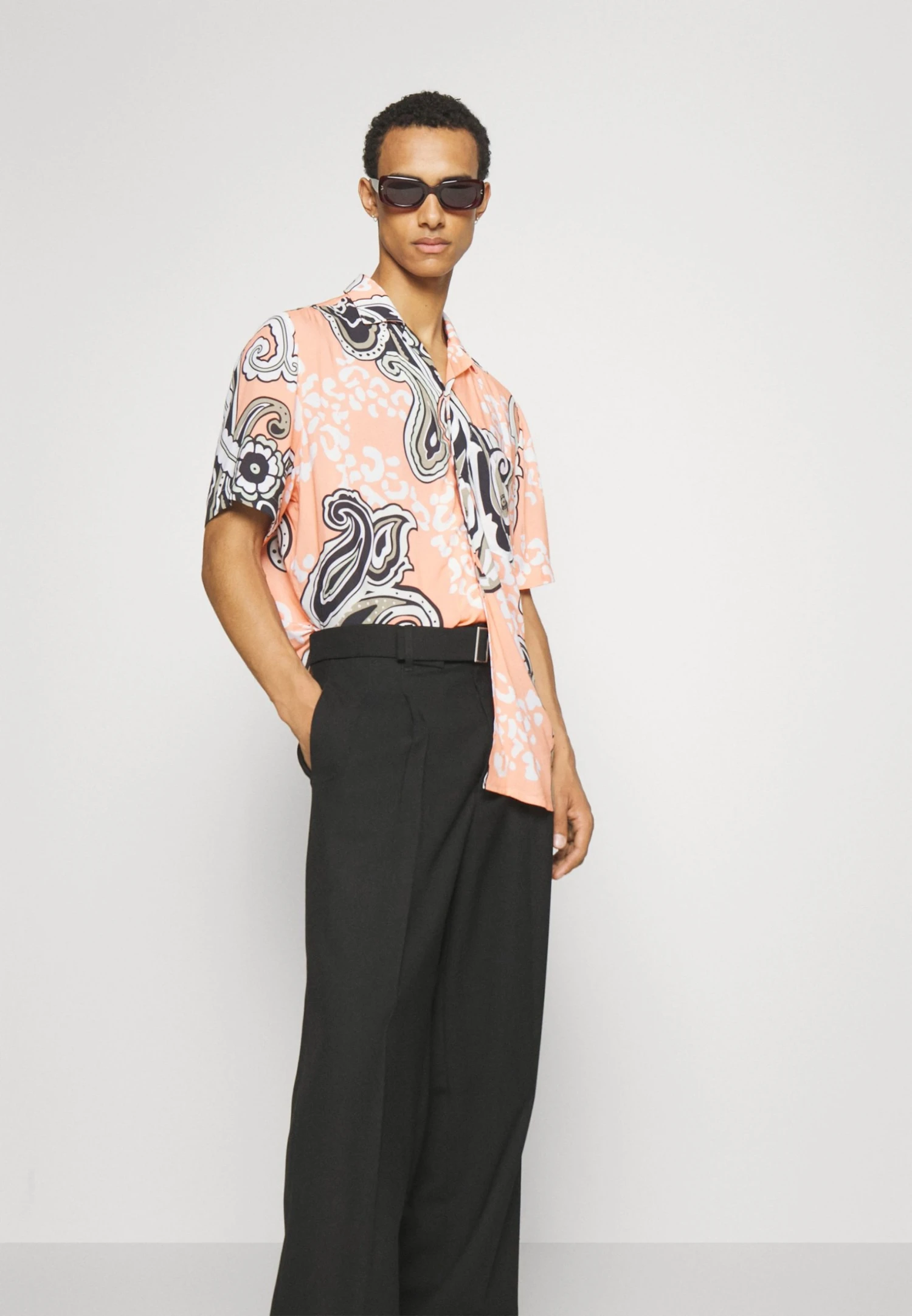 Hugo Ellino - Shirt - Light/Pastel Red 7 Hugo Ellino - Shirt - Light/Pastel Red - Image 5