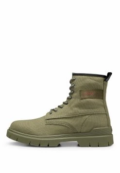 Hugo Ryan Halb - Lace-Up Ankle Boots - Dark Green Five