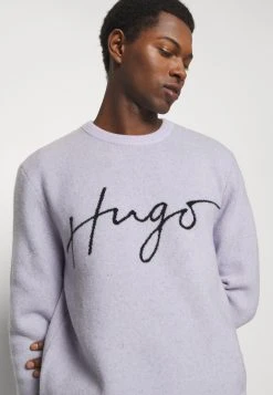 Hugo Stigg - Jumper - Light Pastel Purple -Hugo Shop 8abd38c75c80455b9115314ad05dbb2f