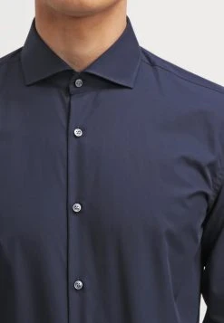 Hugo Jason Slim Fit - Formal Shirt - Navy -Hugo Shop 8ad8a6f444574788ba2383b093bdb5f0