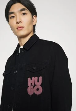 Hugo Denim Jacket - Charcoal -Hugo Shop 8bdcdcb8dc904914ae1caddcc35950bc