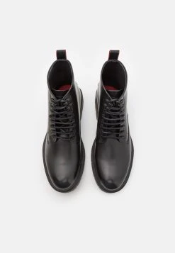 Hugo Denzel - Lace-Up Ankle Boots - Dark Grey -Hugo Shop 931df3b2e2e8401189455cccceb88aac