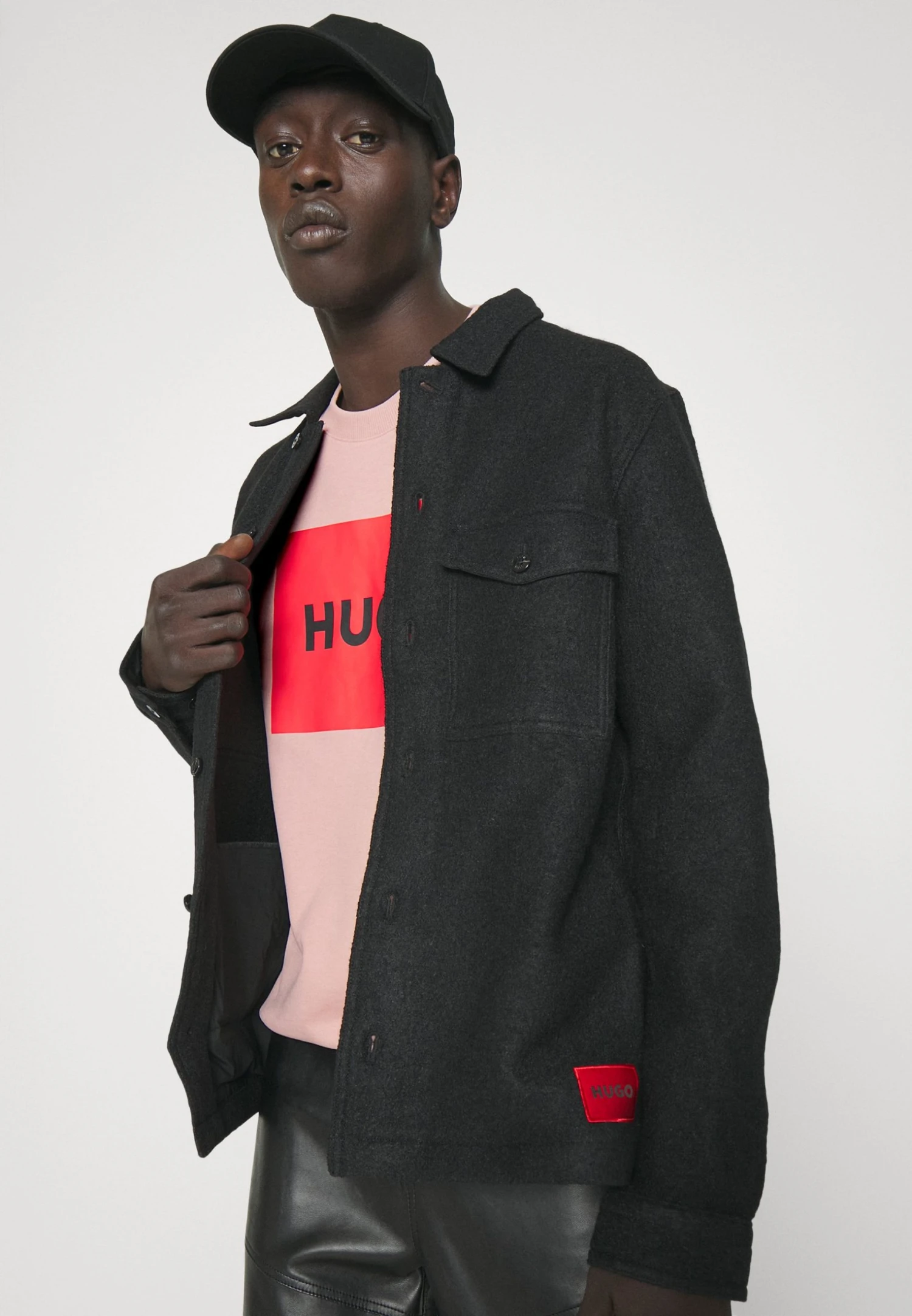 Hugo Sweatshirt - Light Pastel Pink 6 Hugo Sweatshirt - Light Pastel Pink - Image 4