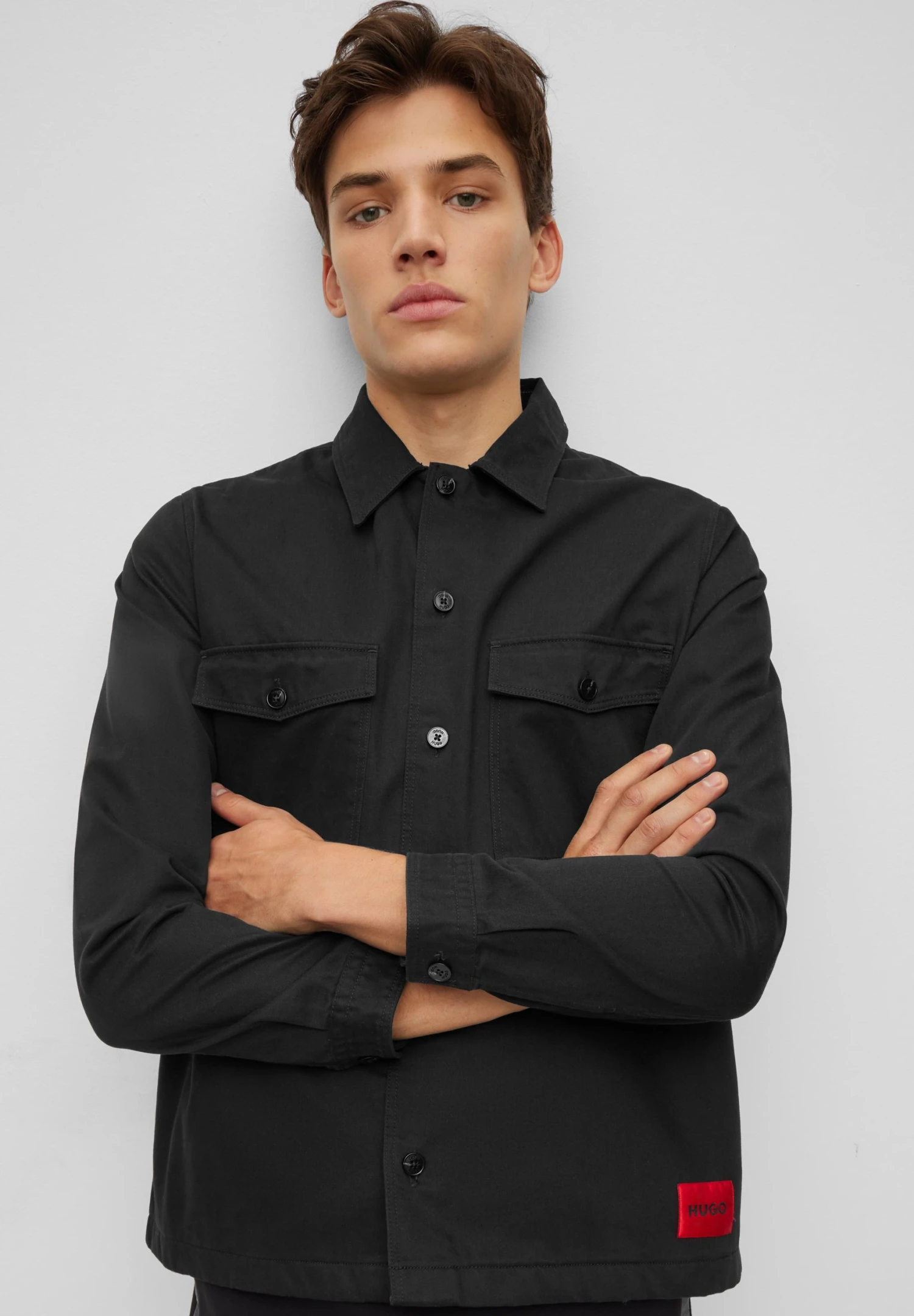 Hugo Enalu - Shirt - Black 6 Hugo Enalu - Shirt - Black - Image 4