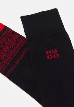 Hugo Xmas 2 Pack- Socks - Black -Hugo Shop 9a7d824ef8c84d8faab19b6705eb0154