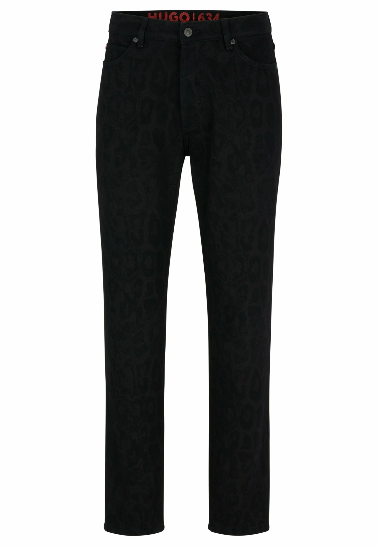 Hugo Jeans Tapered Fit - Black Four 7 Hugo Jeans Tapered Fit - Black Four - Image 5