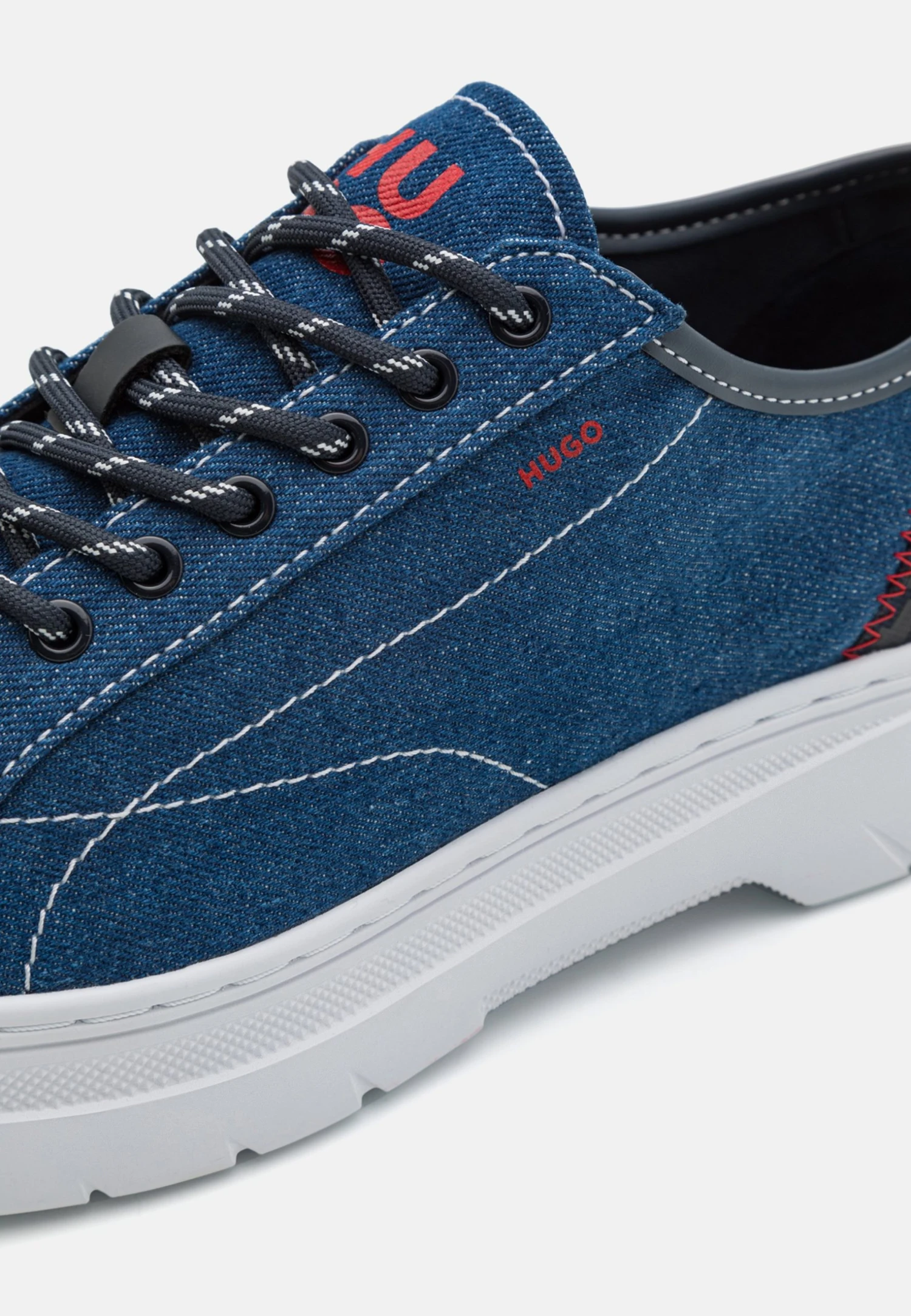 Hugo Urian Derby - Casual Lace-Ups - Dark Blue 8 Hugo Urian Derby - Casual Lace-Ups - Dark Blue - Image 6