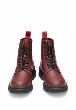 Hugo Ryan Halb Lt - Lace-Up Ankle Boots - Dark Red One -Hugo Shop aaddc6bcb33c4dda8300dc8d6eb7a3ef