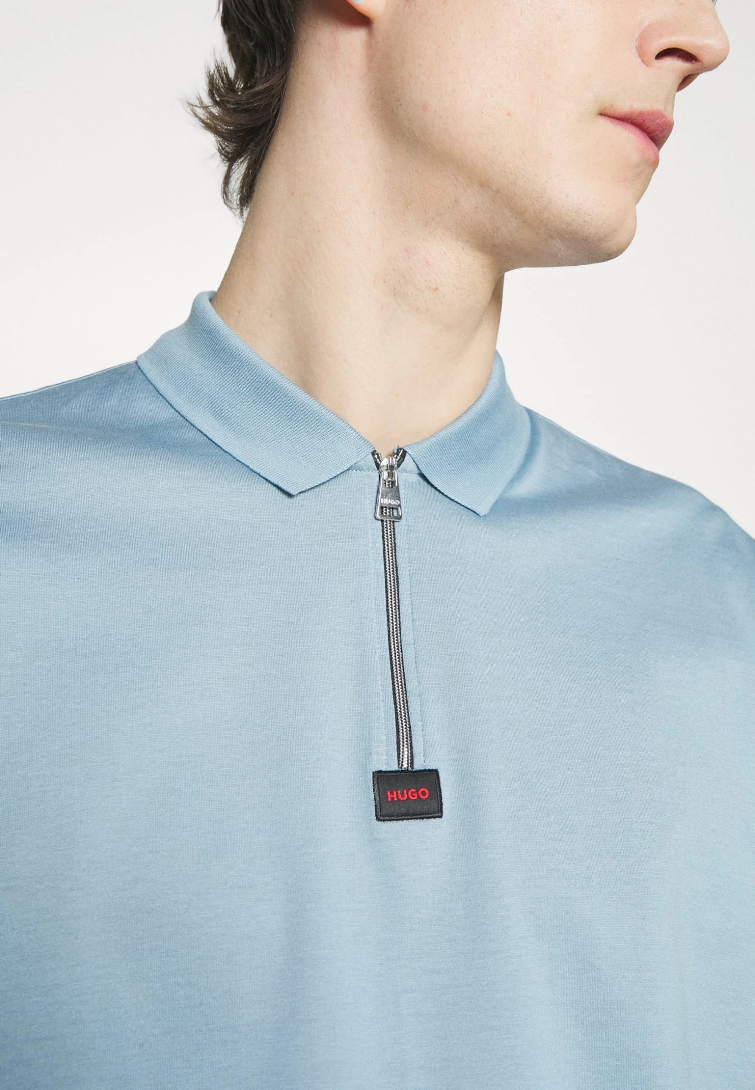 Hugo Deresom - Polo Shirt - Light Pastel Blue 7 Hugo Deresom - Polo Shirt - Light Pastel Blue - Image 5