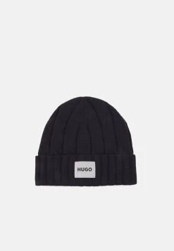 Hugo Zanton Set - Scarf - Navy -Hugo Shop b18099dce25a49fd9d96bc498c58c3b0