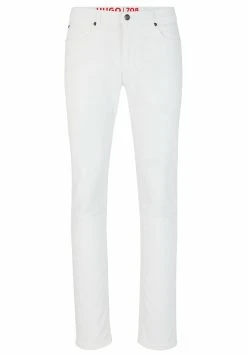 Hugo Straight Leg Jeans - White -Hugo Shop b295352f81254938ab89eb34e511e106