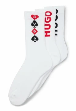 Hugo 3P Qs Cards Desgn Cc - Socks - White