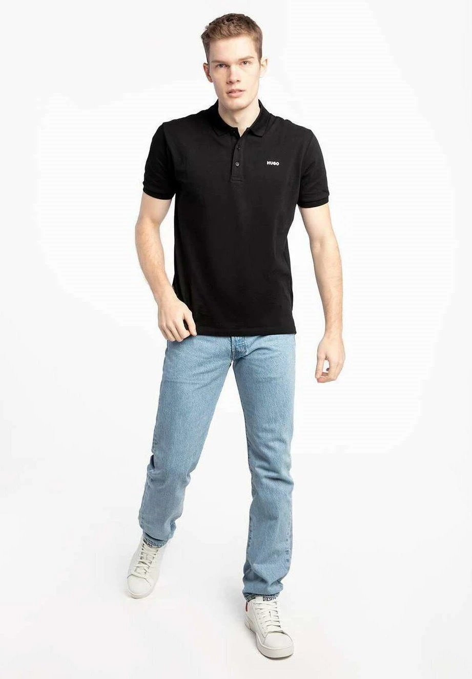Hugo Donos - Polo Shirt - Black 4 Hugo Donos - Polo Shirt - Black - Image 2