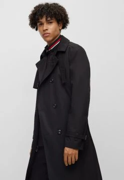 Hugo Maluk - Trenchcoat - Black One -Hugo Shop bd49c9f1f56f45f79b7d1bf882e72645