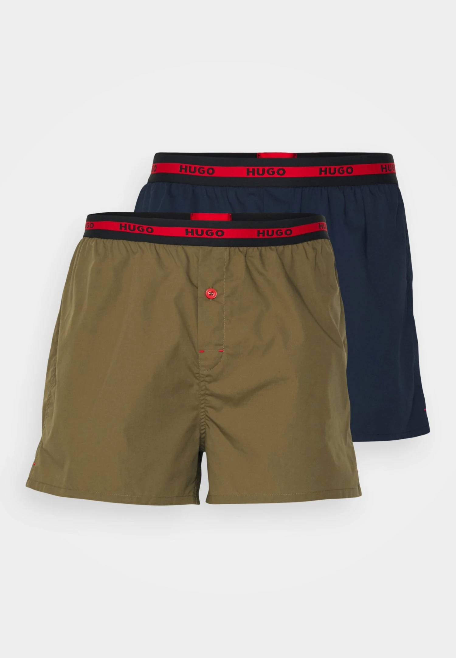 Hugo 2 Pack - Boxer Shorts - Dark Green One 6 Hugo 2 Pack - Boxer Shorts - Dark Green One - Image 4