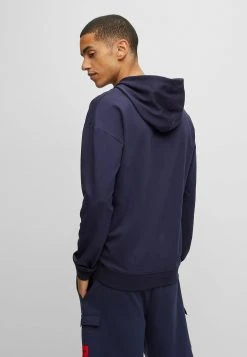 Hugo Hoodie - Dark Blue Five -Hugo Shop c487676f65d74b69b4f4d0e1cd47875e